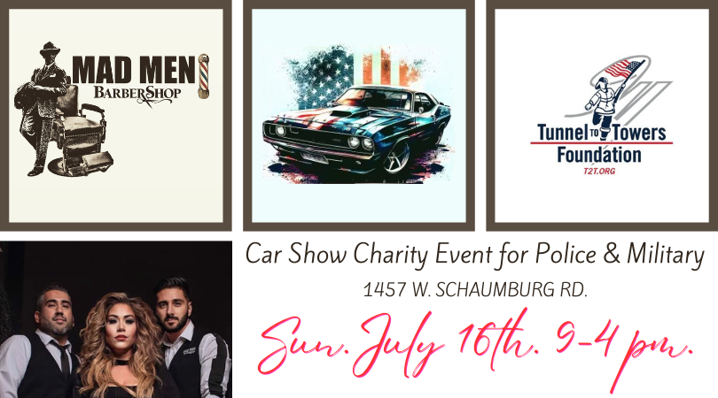 Mad Men BarberShop Car Show Charity Event